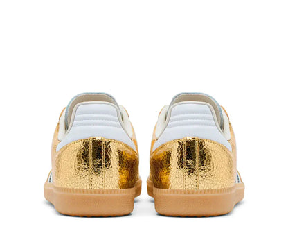 Sneakers "Chrome" — Cuir Métallisé & Effet Craquelé